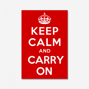 KEEP CALM AND CARRY ON_Red